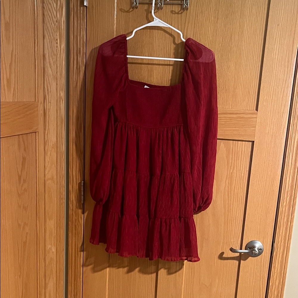 Altar'd State Textured Red Top